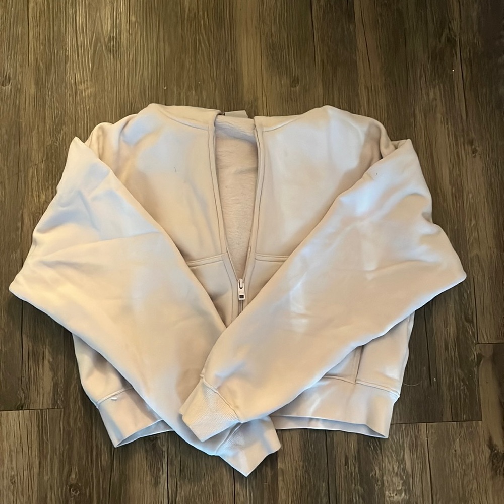 Aritzia Cozy Fleece Boyfriend Zip Up